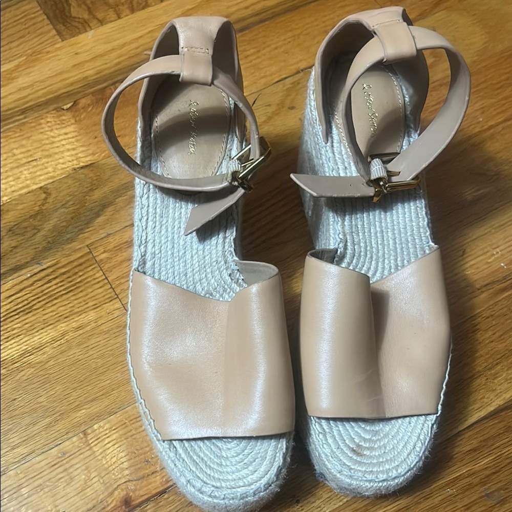 & Other Stories Tan Espadrilles with Ankle Straps